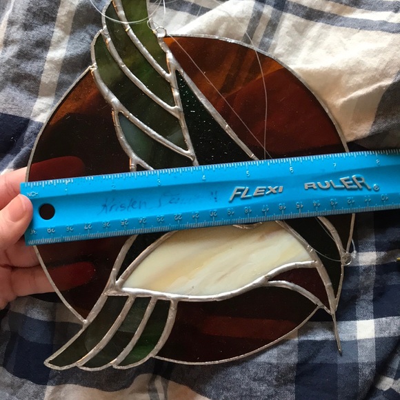 Glass hummingbird decoration - Picture 7 of 7